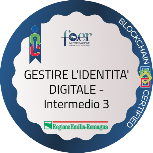 GESTIRE L'IDENTITA' DIGITALE - Intermedio 3